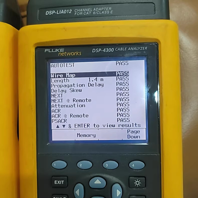 FLUKE DSP-4300 DSP-4300SR Network Tester Cable Certifier DSP4300