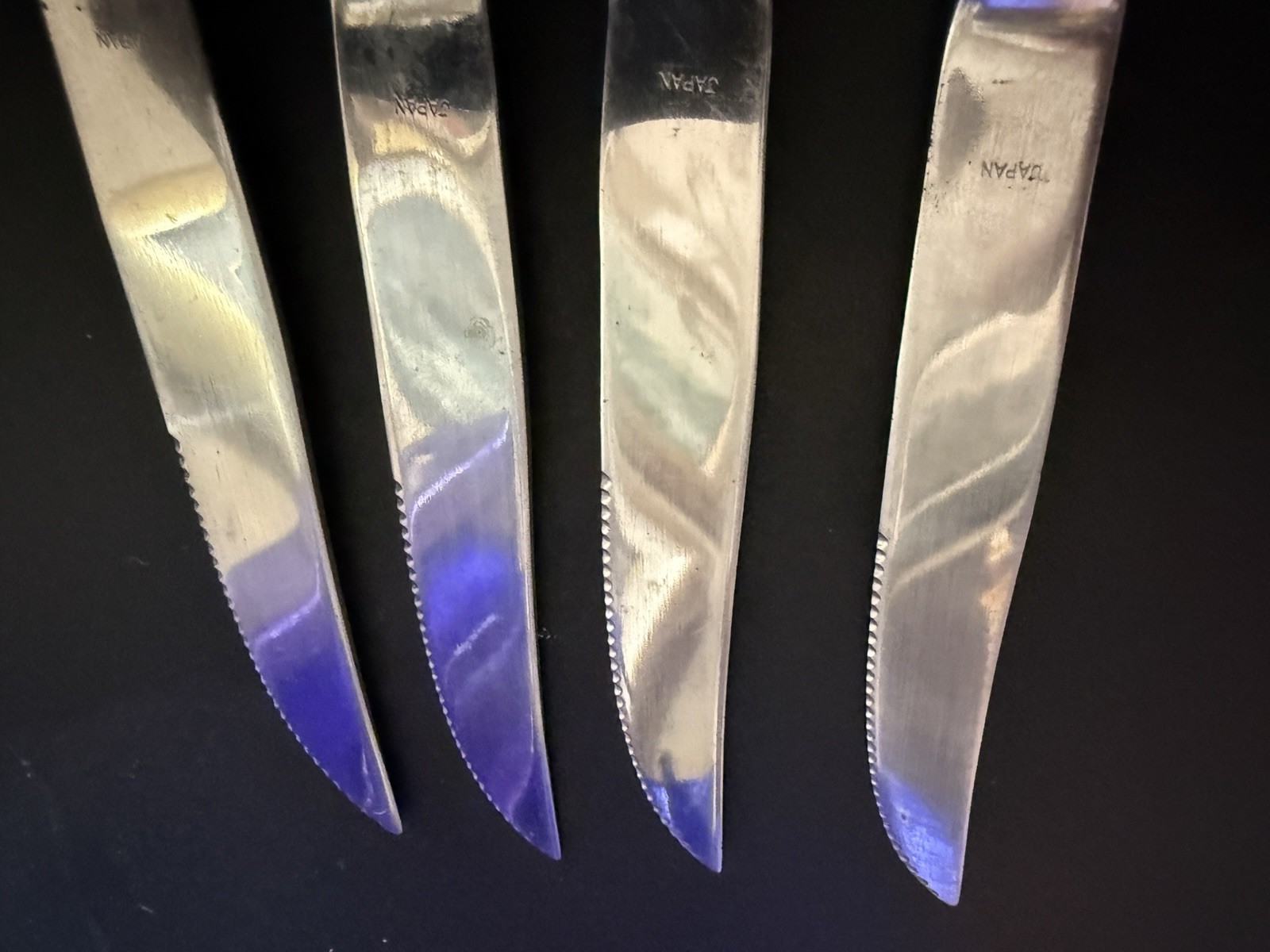 SET 4 STEAK KNIVES! Vintage , Japan