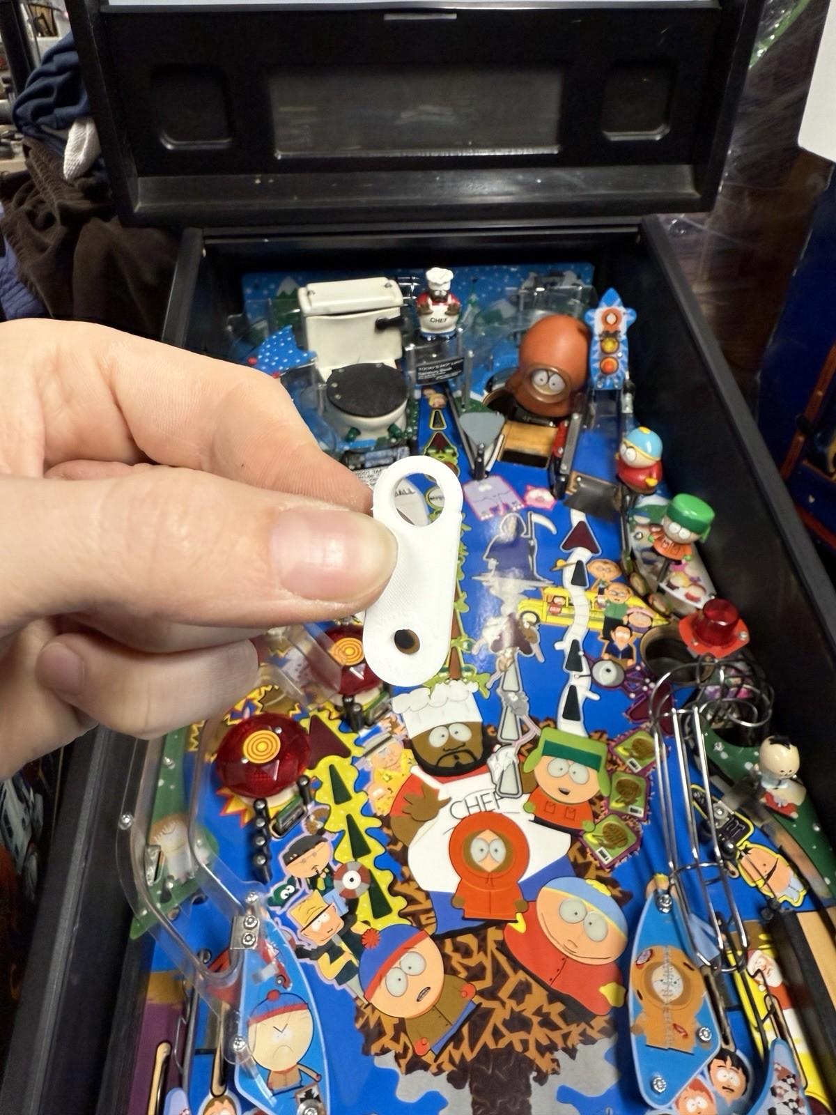 South Park Pinball Toilet Linkage