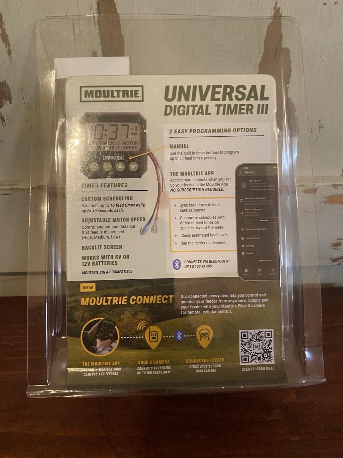 NEW Moultrie Universal Digital Timer III 6 / 12 Volt Feeder Accessory