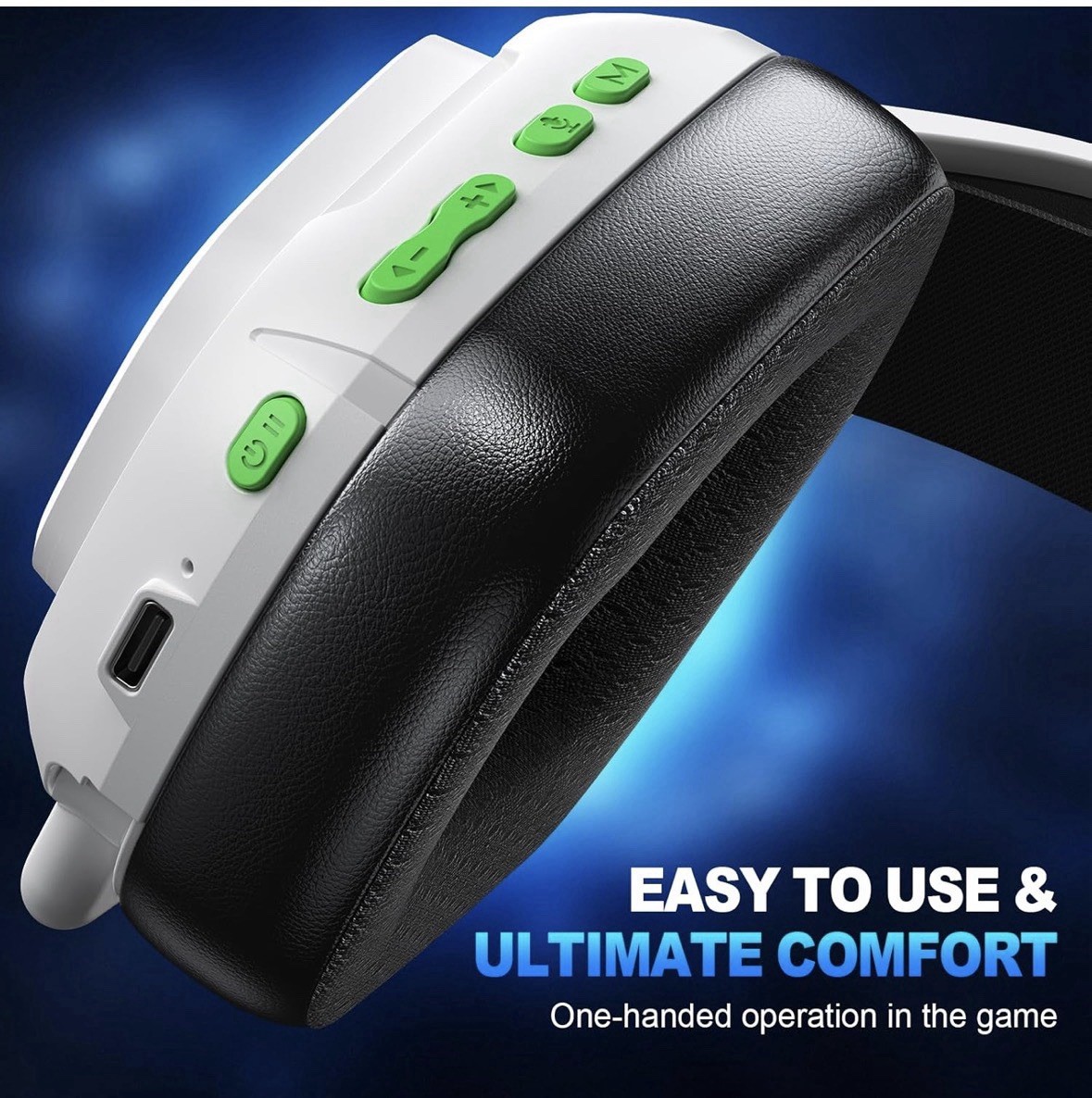 Skapendy VK84 Wireless Gaming Headset Bluetooth Only No USB Dongle