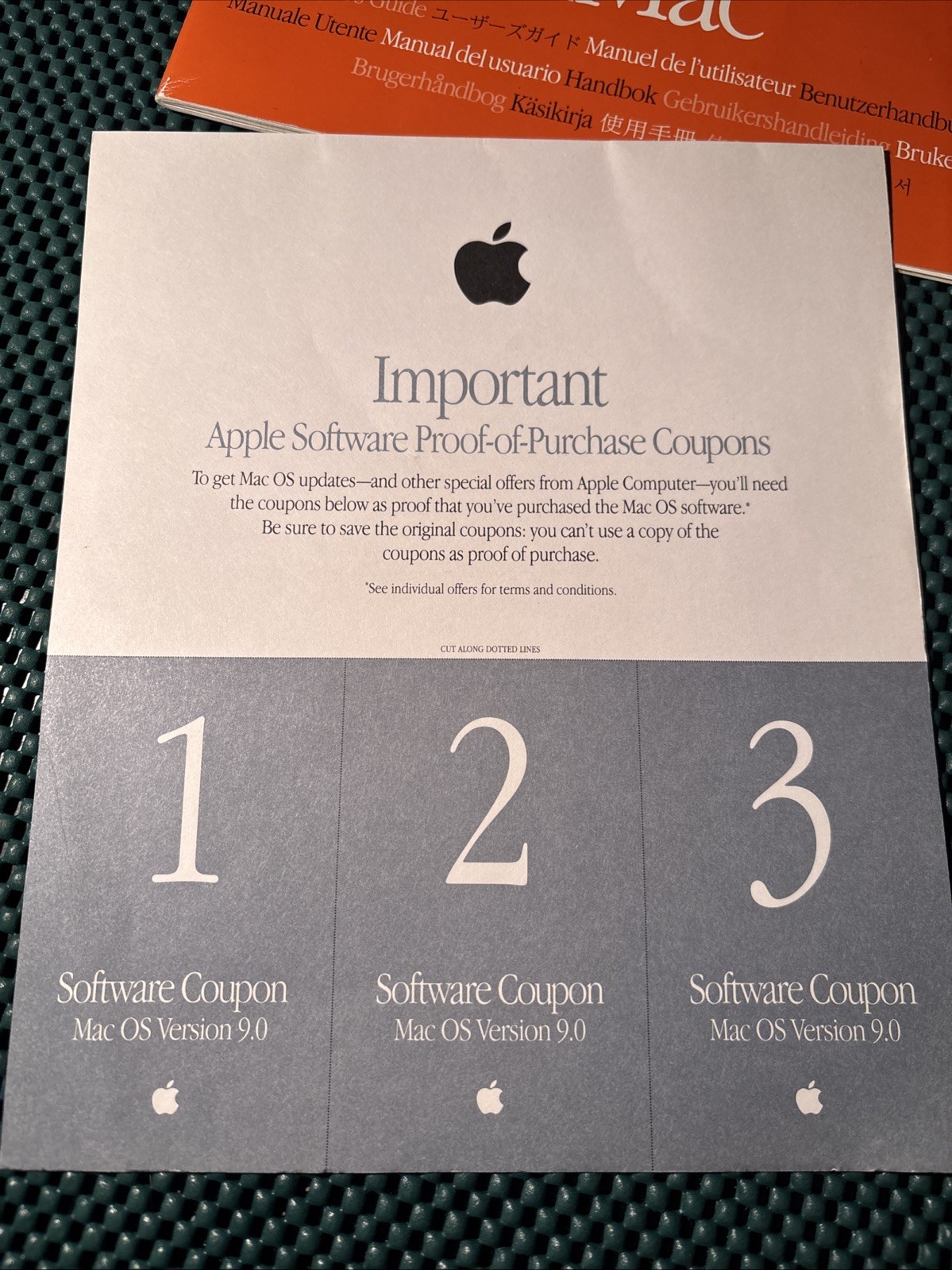 Vtg Apple Computers🍏 iMac User Guide 1999 W/ Mac OS Software Insert