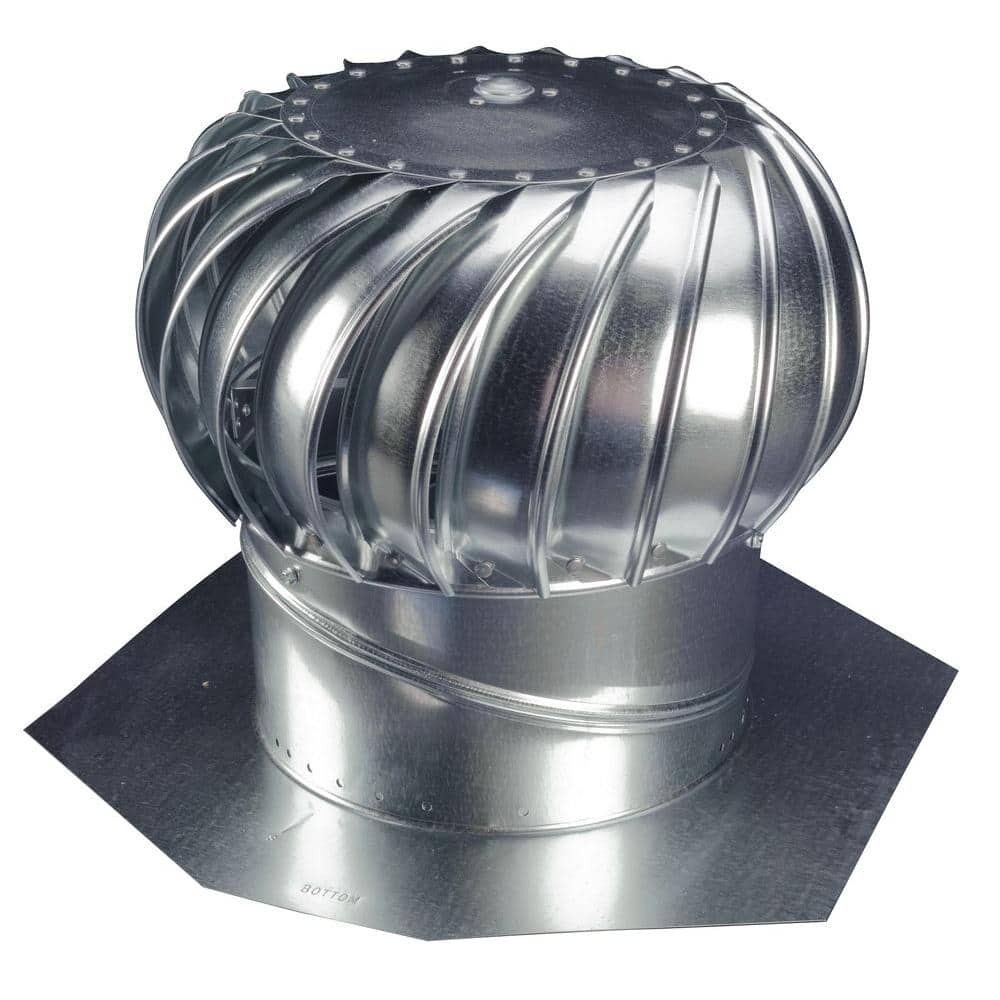 12'' Attic Steel Wind Turbine Roof Vent Exhaust Fan Rotary Ventilator Steel NEW