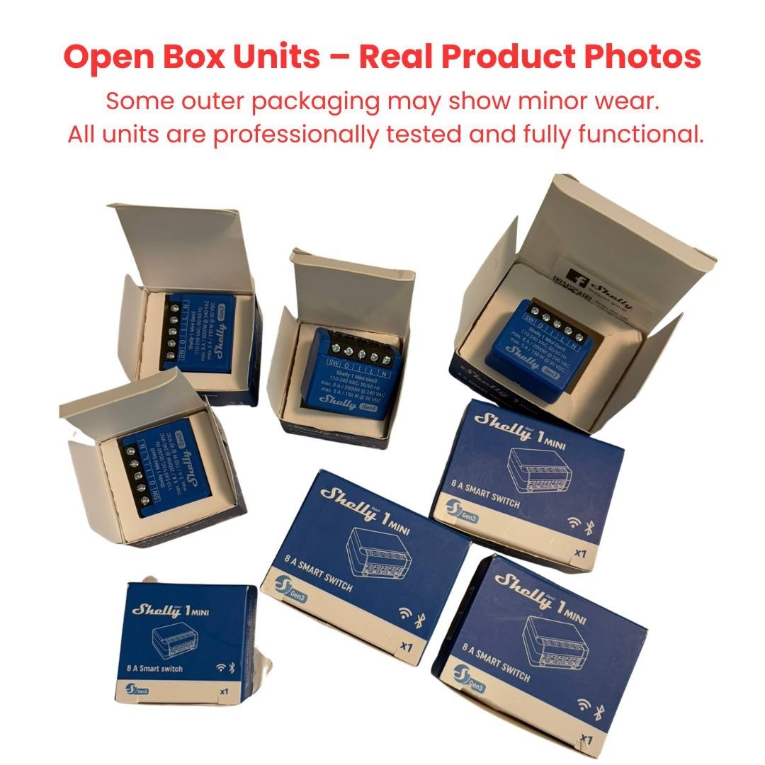 shelly 1 mini gen3 Smart Relay - 10 Pack