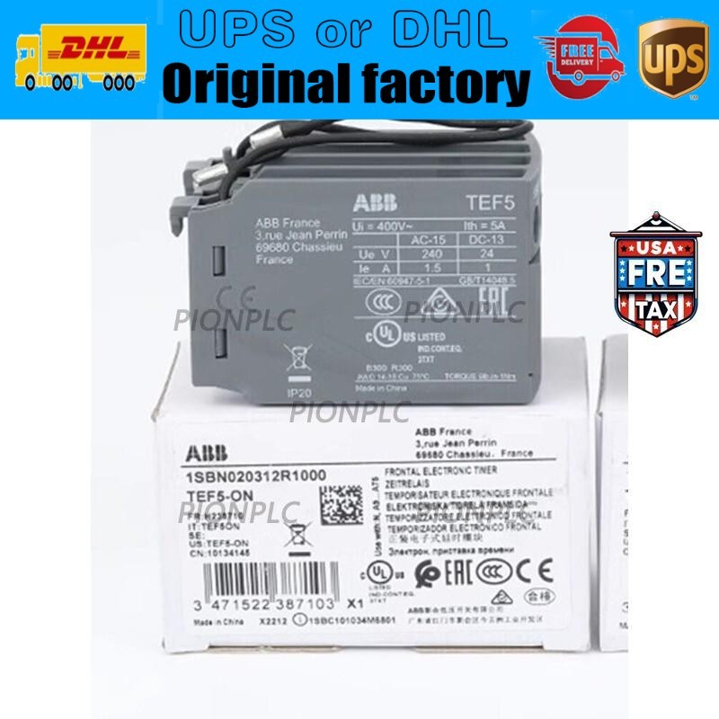 ABB Power-on Delay Head TEF5-ON Contactor Timer ModuleNew Spot Goods HTQ0 ﻿