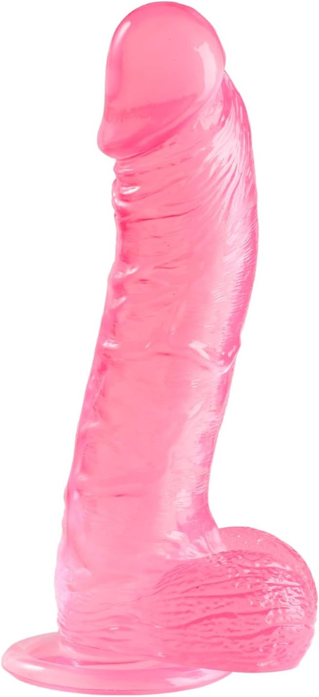 10 Inch Pink Dildo Big Dildos, Soft Realistic Huge Dildo with Strong Suction Cup