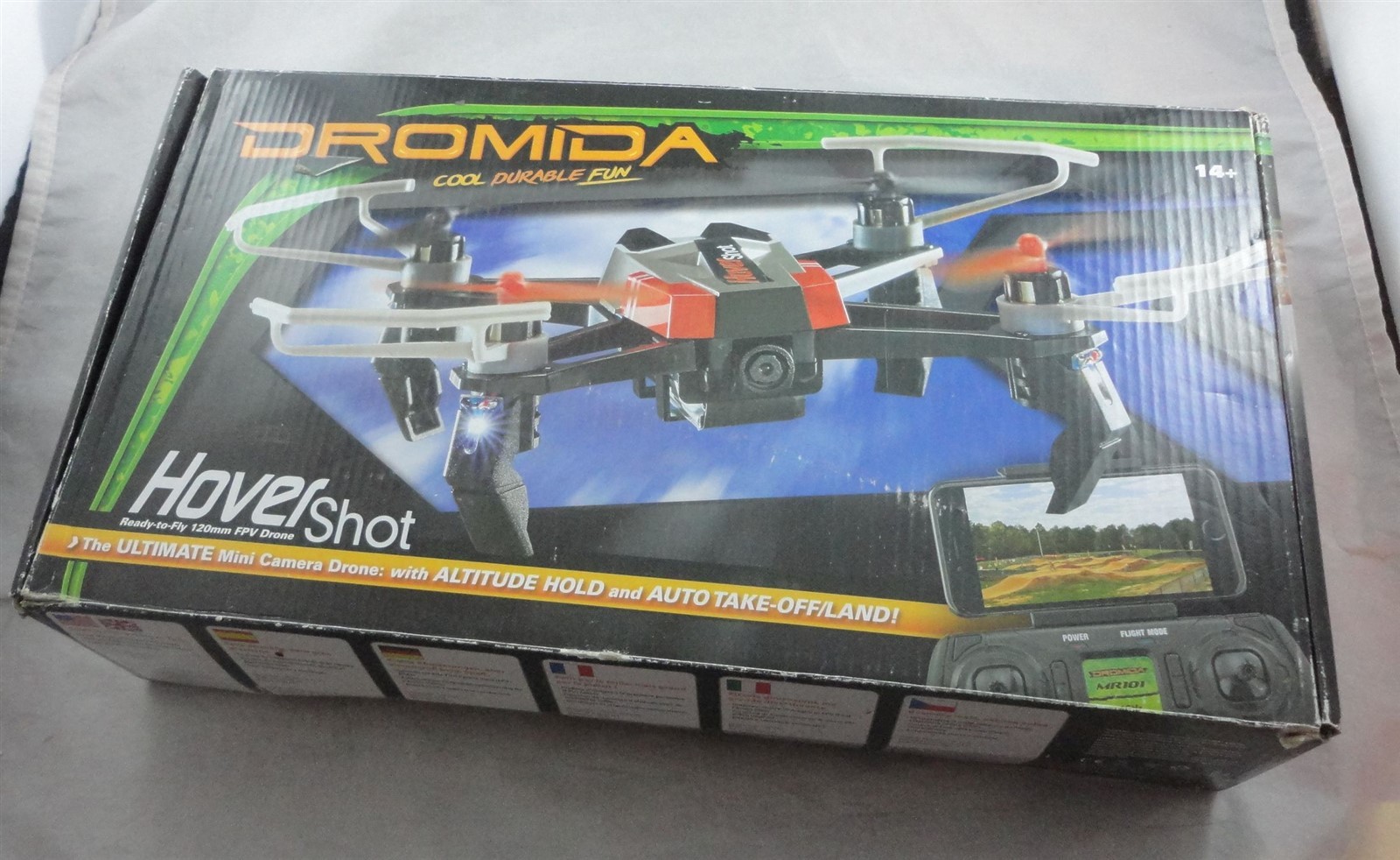 Dromida Hovershot FPV Quadcopter Drone w/720p Camera (See Desc)