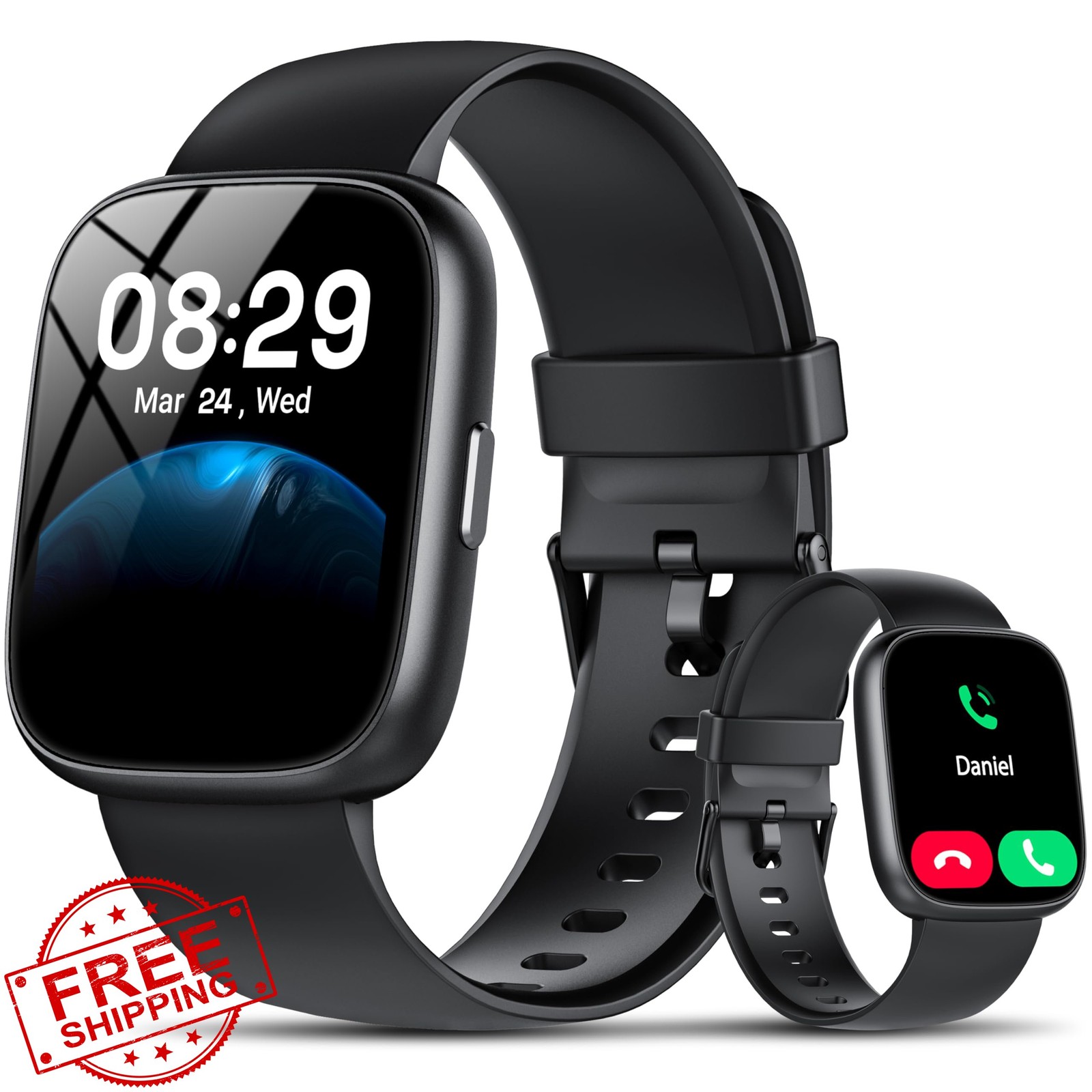 Smart Watch with Alexa 1.83" HD Touchscreen BT Calling