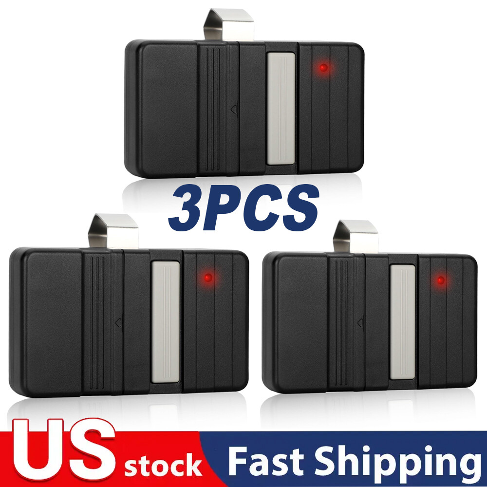 3PCS Garage Door Opener Remote for Genie Overhead Door GT90-1 G220 MAT90 GT912