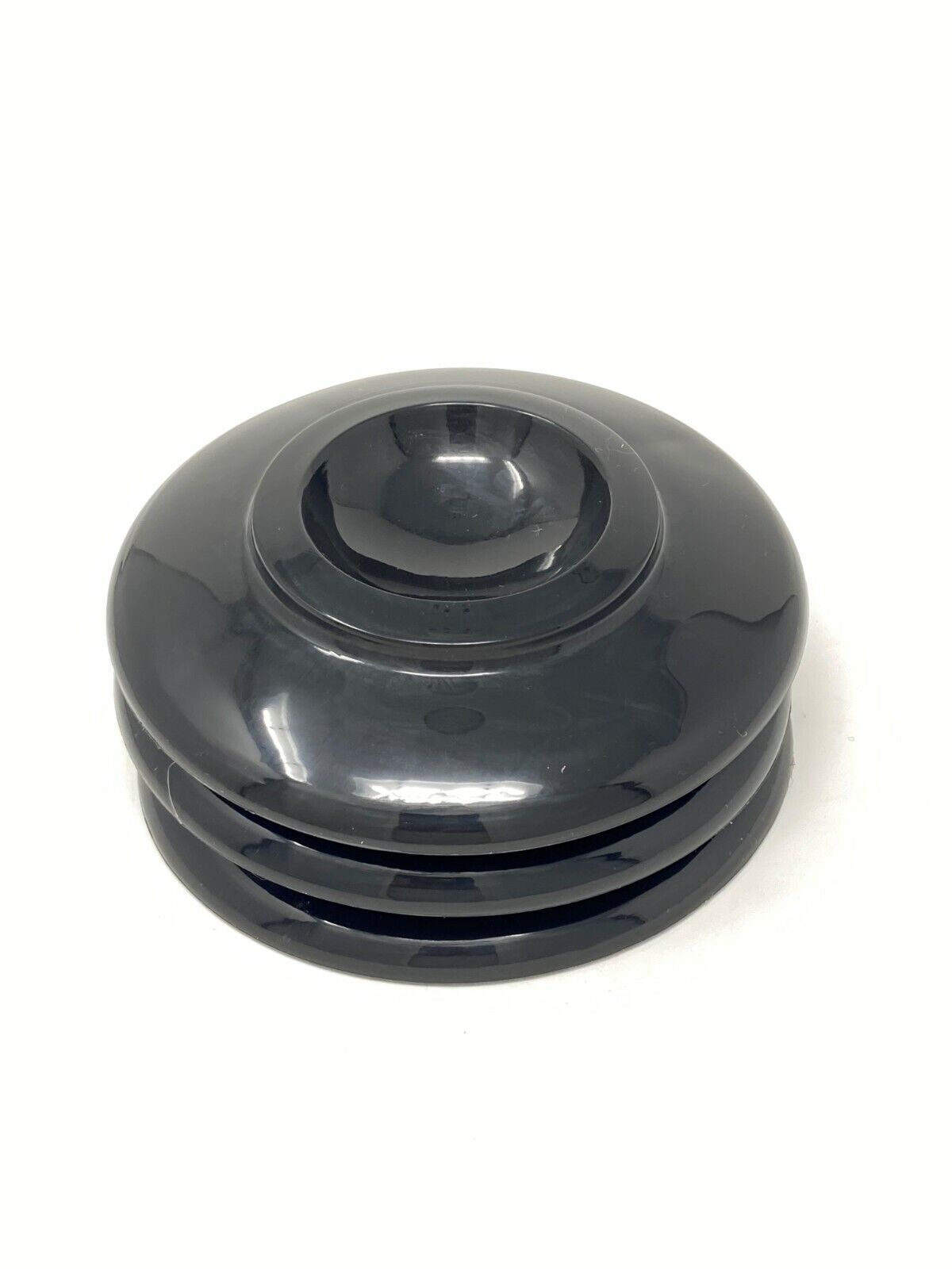 GRAND PIANO CASTER CUPS Set of 3 - Large - Black - Protect Your Floor