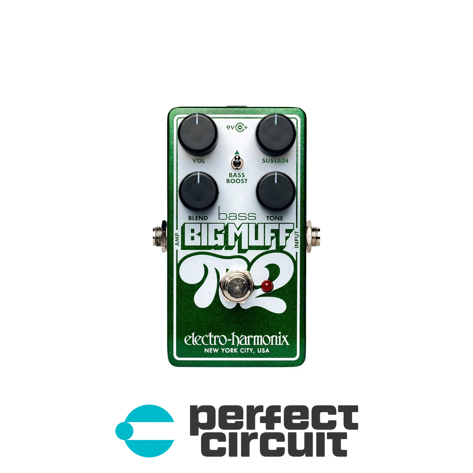 Electro-Harmonix Bass Big Muff Pi 2 Fuzz Pedal EFFECTS - NEW - PERFECT CIRCUIT