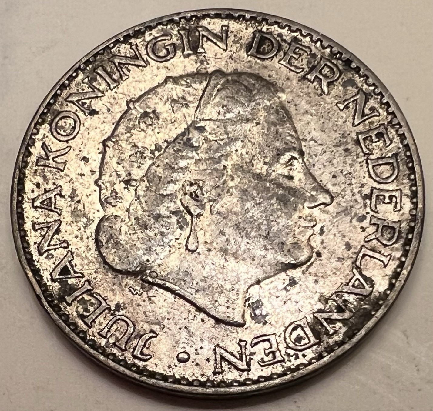 1955 🇳🇱 Netherlands 1 Gulden Silver Coin - Combined Shipping - Lot C94q