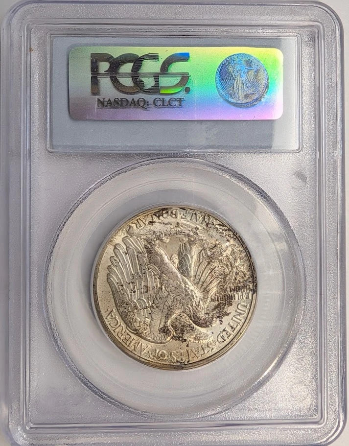 1943 D Walking Liberty Half Dollar PCGS MS-65
