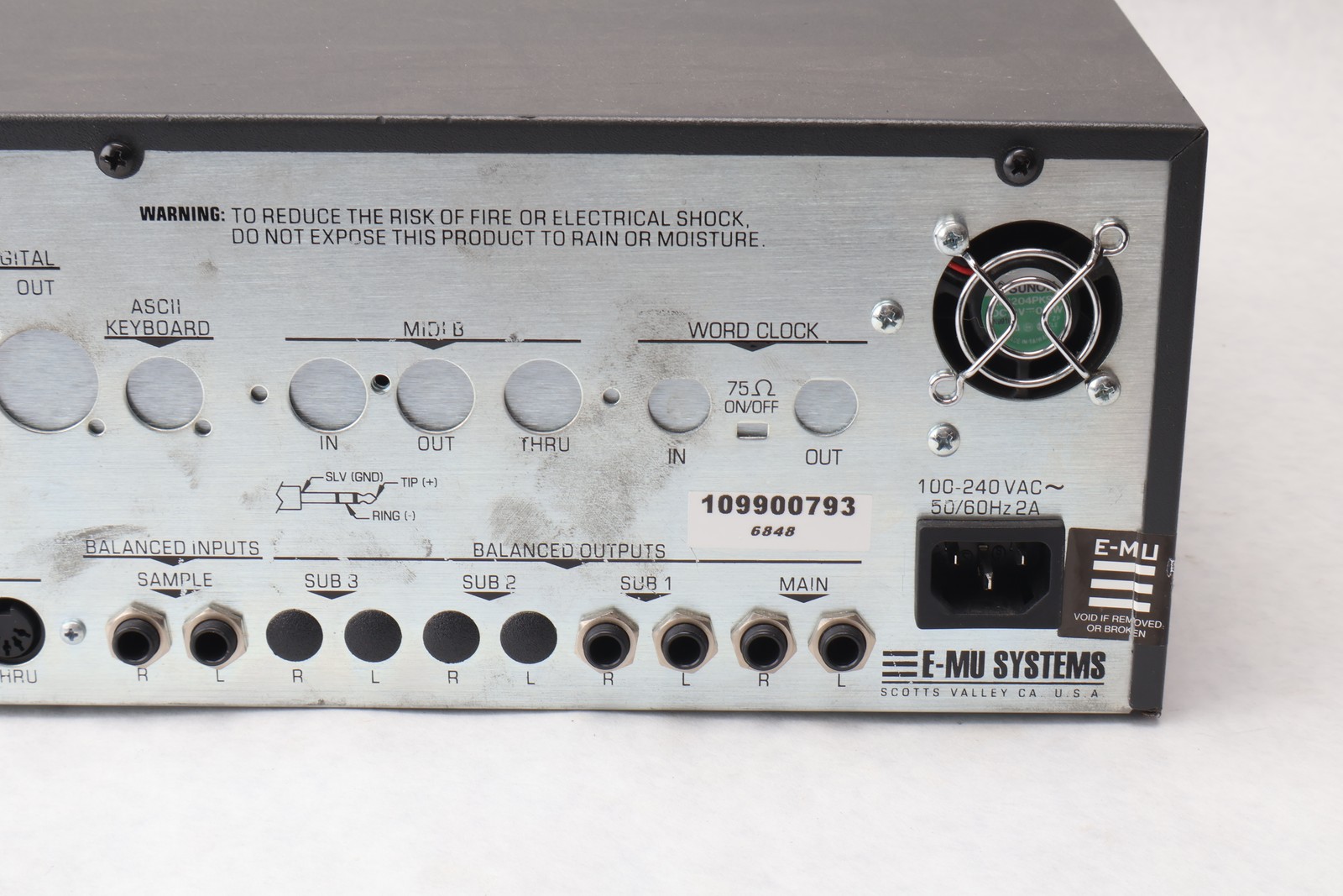 E-MU Systems E5000 Ultra 64-Voice Rack Mount MIDI Sampler Professional OEM