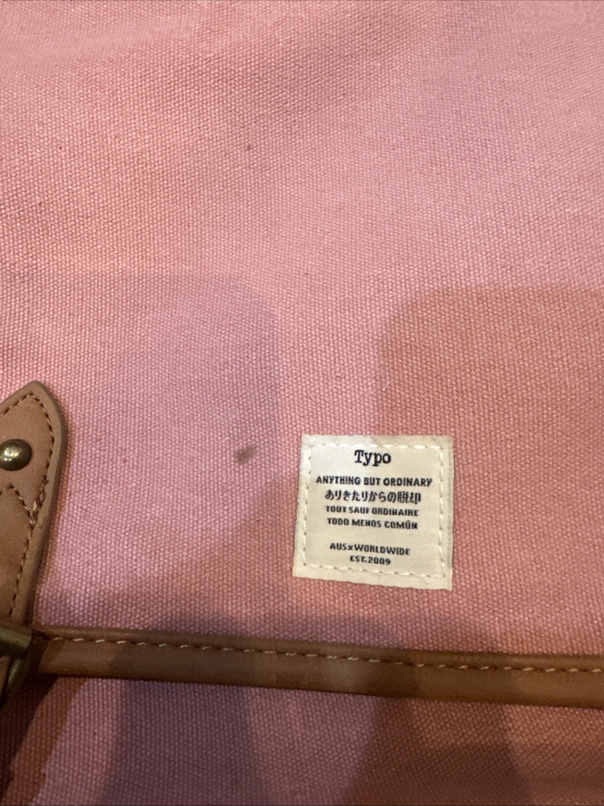 TYPO Anything But Ordinary Pink Laptop Backpack