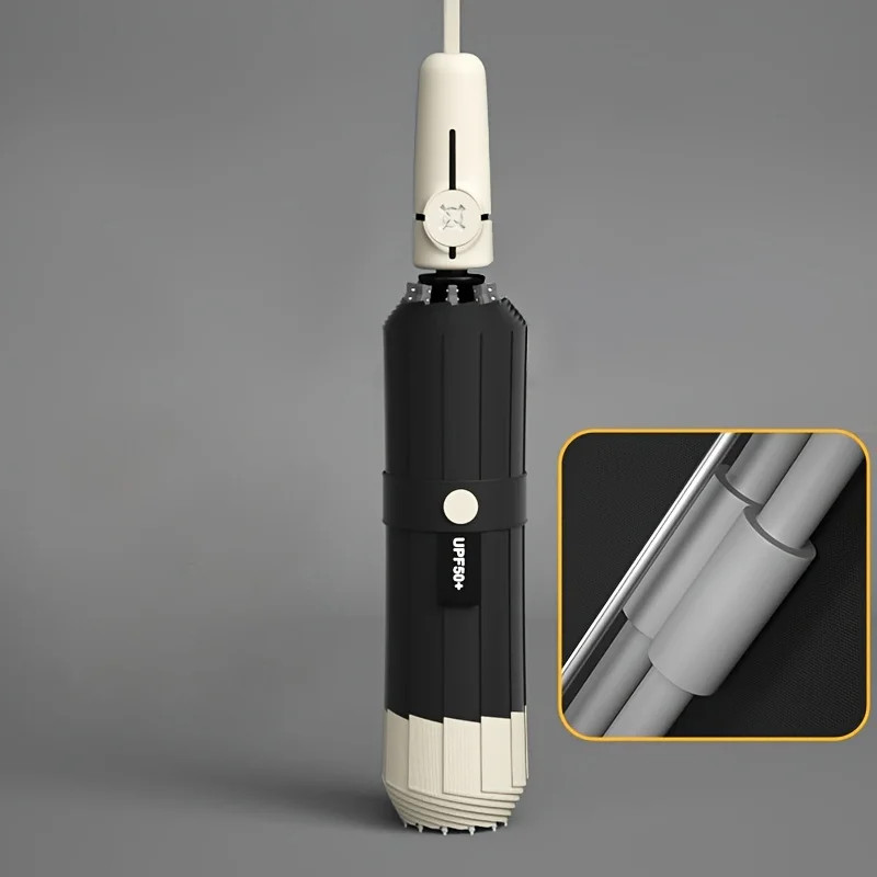 Large Bones Automatic Windproof Umbrella Compact Folding Umbrella