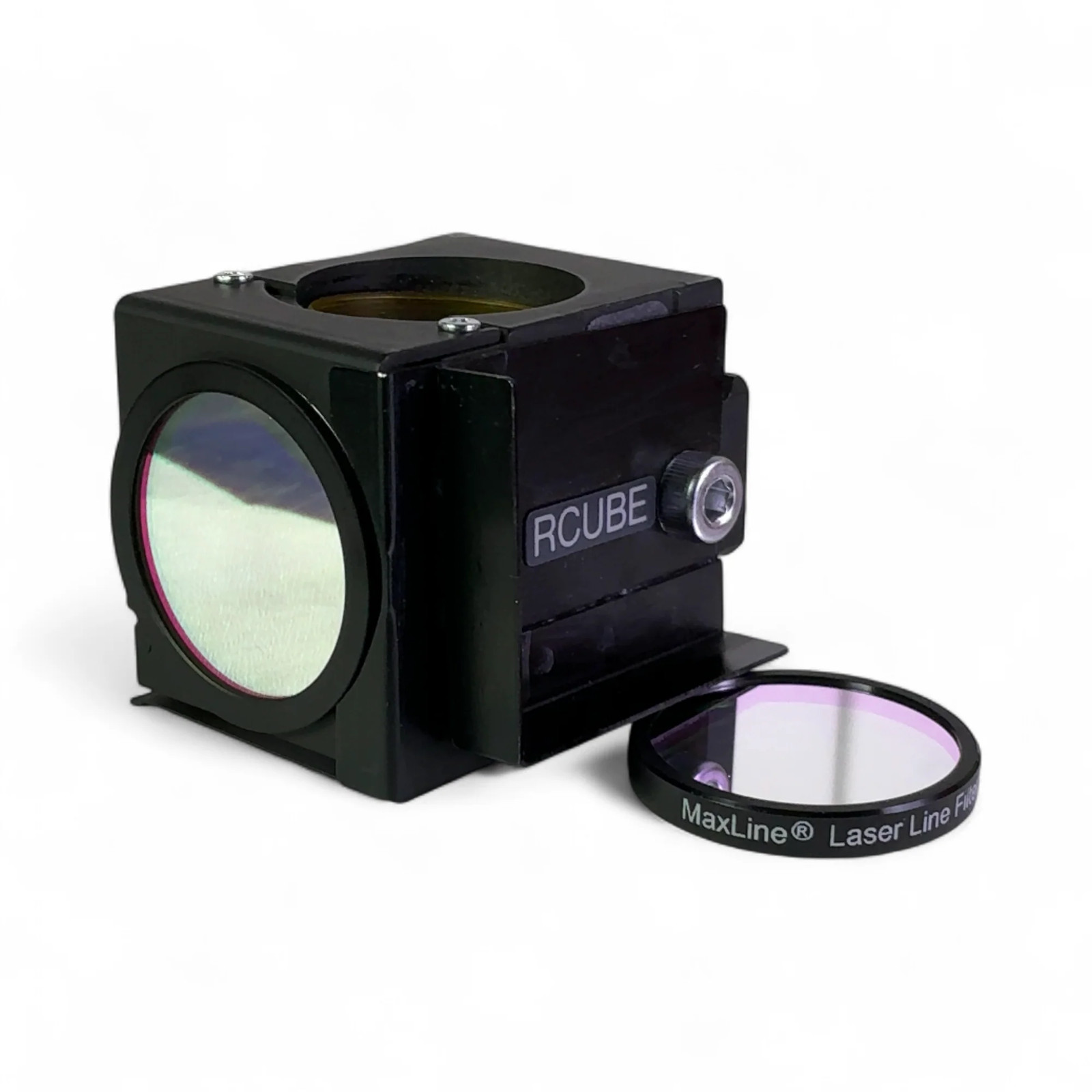 Leica RCUBE Fluorescence Cube and MaxLine Laser Line Filter 633 USED Best Offer!