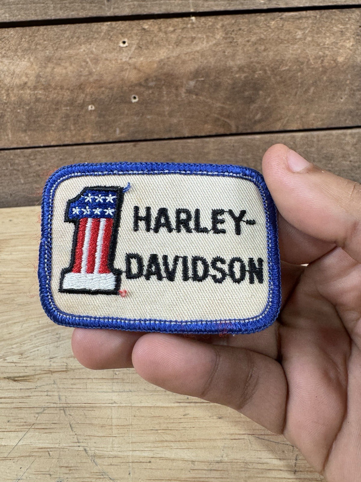 Vintage Harley Davidson #1 USA American Patch