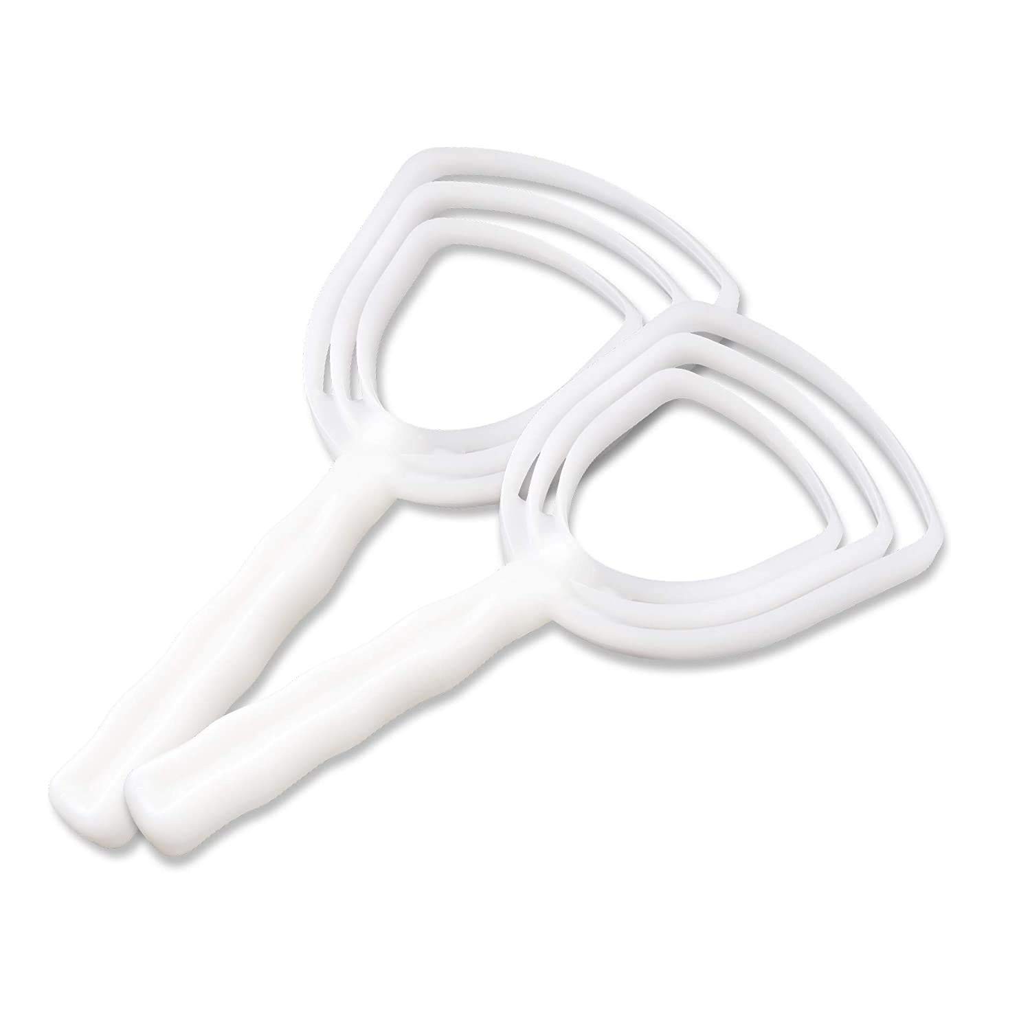 BOLEX Professional Bone Dust Scraper, Square Meat Scraper,White Poly White