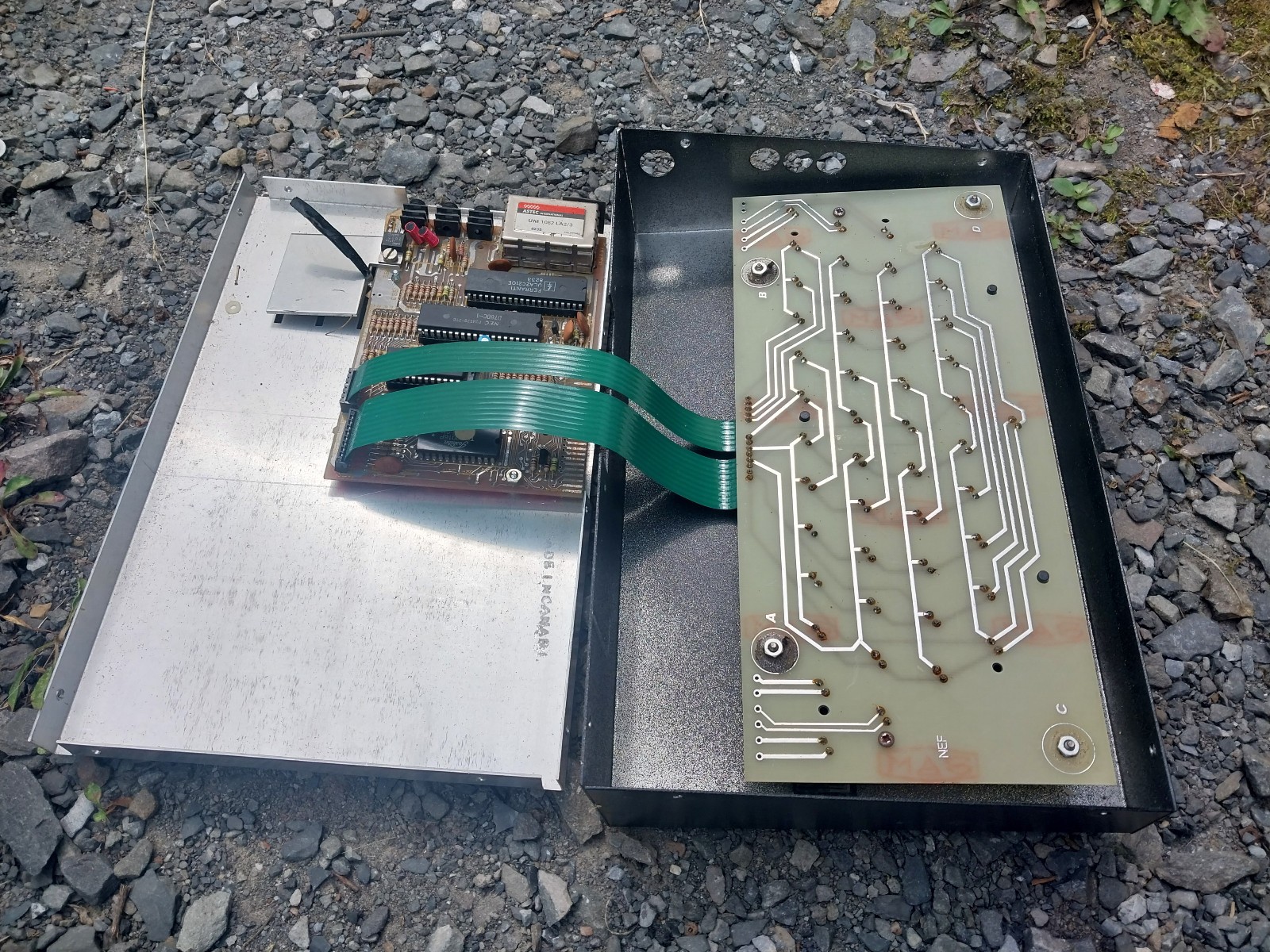 Weird Metal Sinclair ZX81 Microcomputer + Printer 16K RAM / Old Vintage Computer