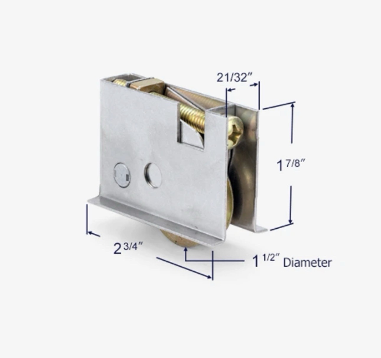 Pella Sliding Patio Door Replacement Wheels(New Style with updated curve flange)