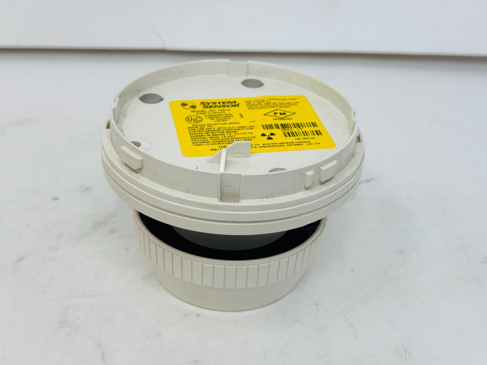System Sensor ionization Plug-in Smoke Detector Model 1451A Open Box