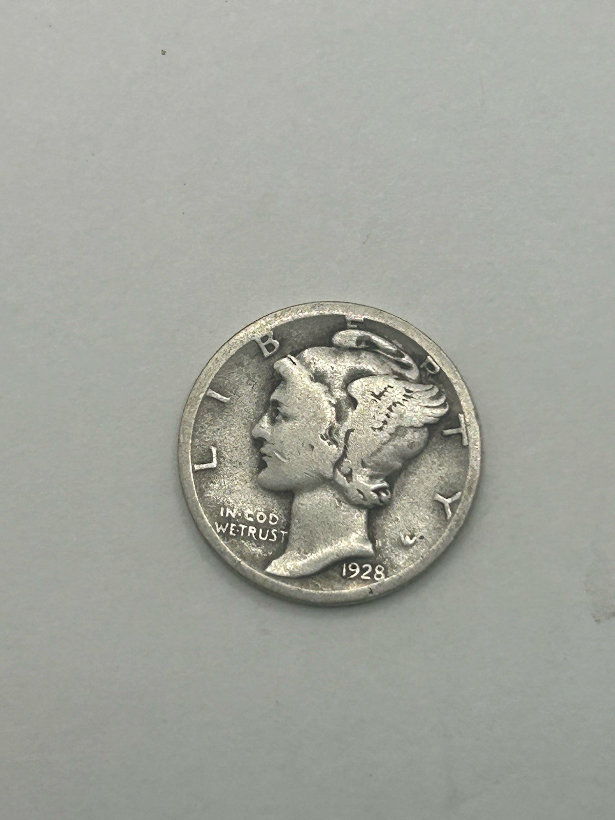 1928S Mercury Dime G+