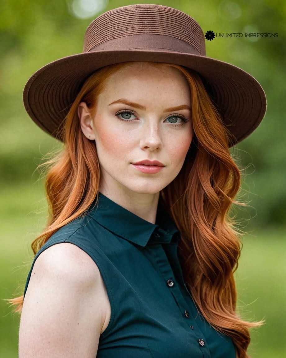 Women-Straw-Sun-Hats-Wide-Brim - Porkpie Fedora With Ribbon Brown-flat Top