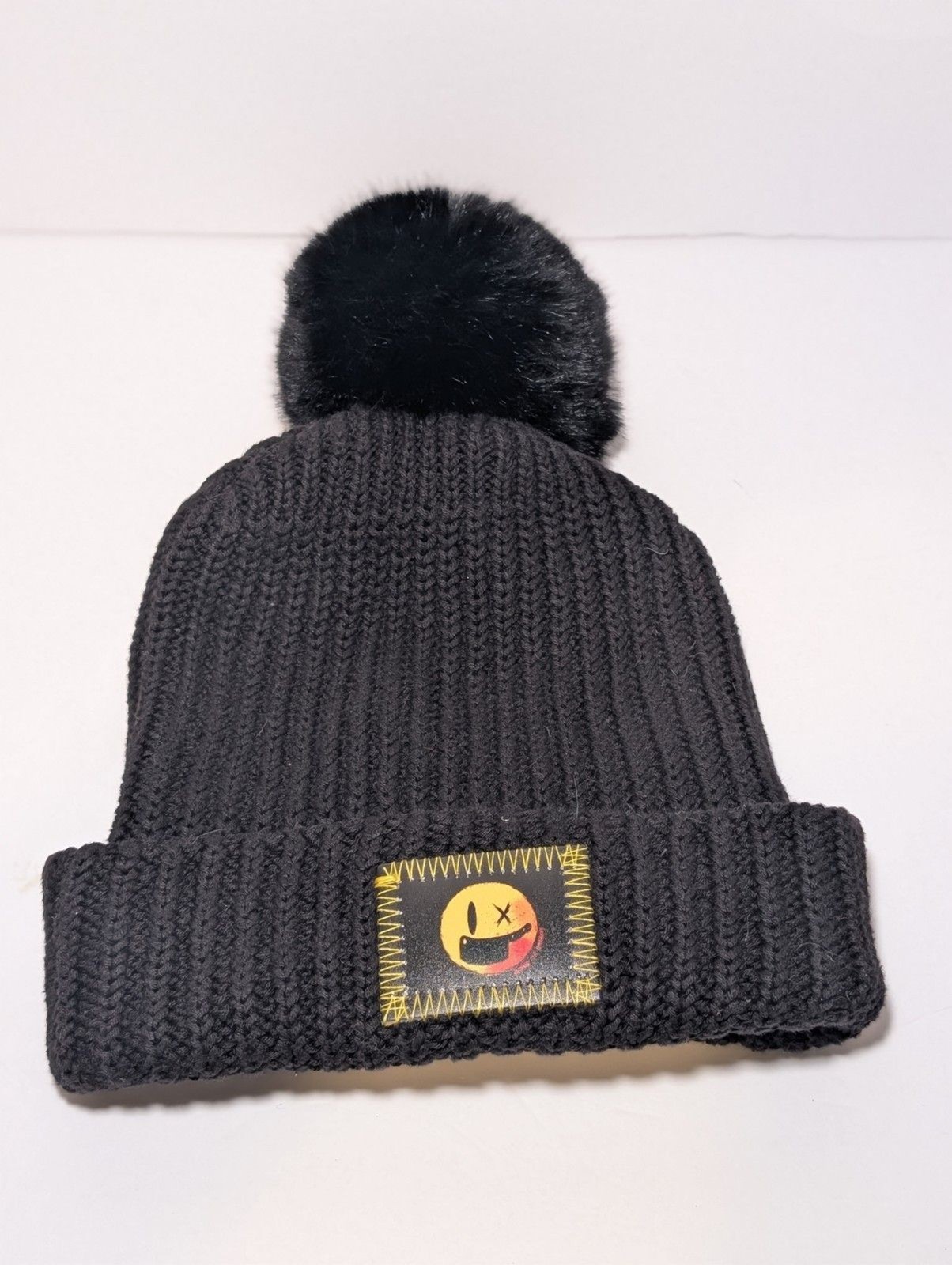 Love Your Melon x Bobby The Butcher Pom Beanie Black, Adult One Size