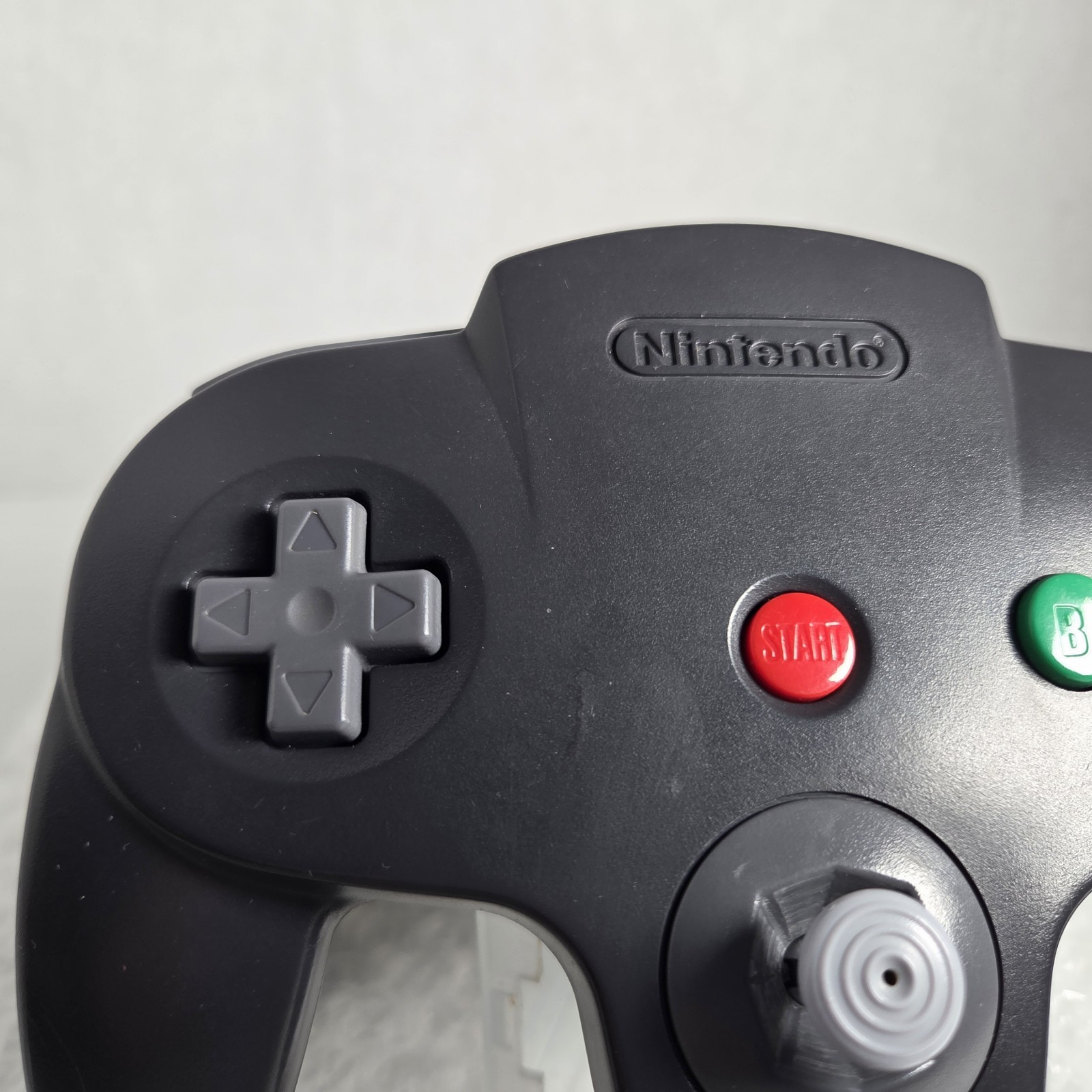 Nintendo 64 N64 Black Controller Wired New Stick Tested Cleaned Authentic OEM