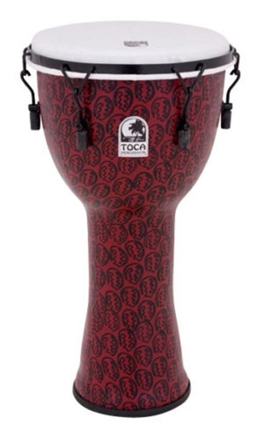 Toca Freestyle 10" Djembe Drum - Red Mask