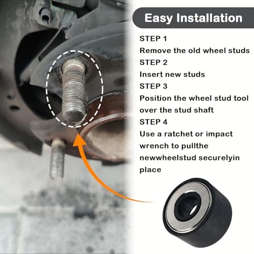 2PCS Wheel Stud Installer Tool Kit OEM 22800,Heavy Duty Lug Stud Installer