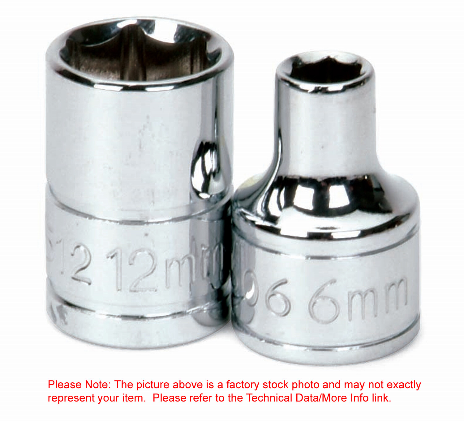 7mm 6Pt Shallow 3/8"Drive Supertorque High Polished Chrome USA Socket BM-607