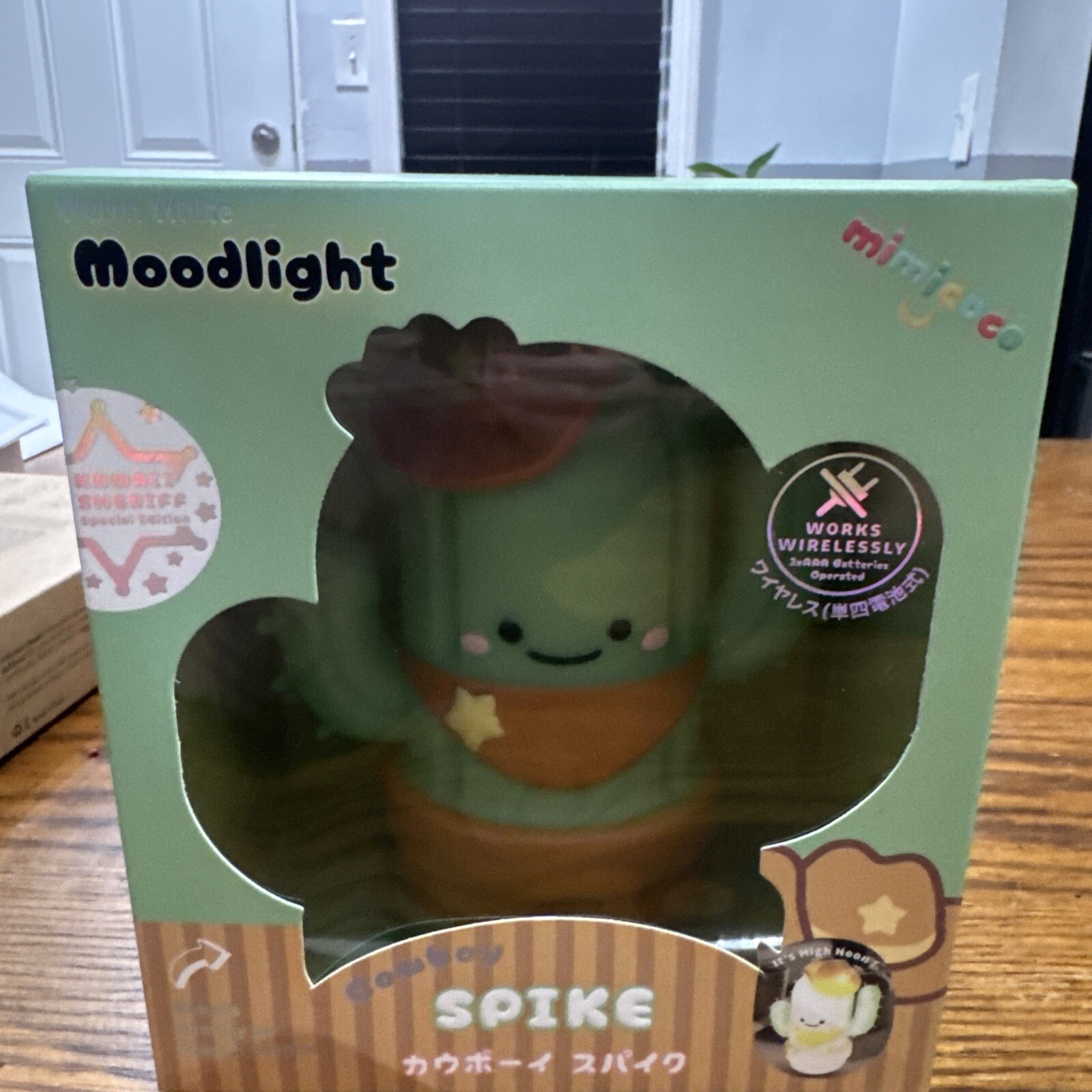 Mimicoco Warm White Moodlight-Cowboy Spike New In Box -Desk NightLight