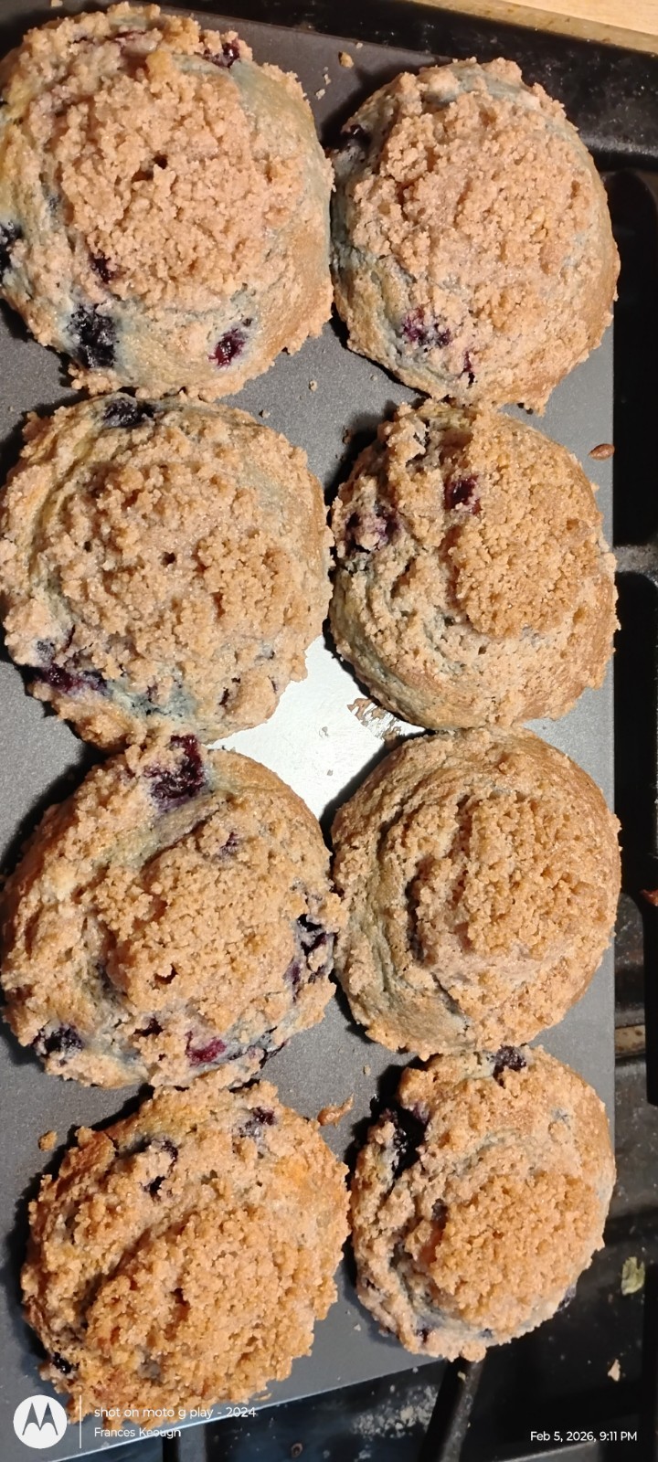 Homemade Blueberry Muffins 1 dozen