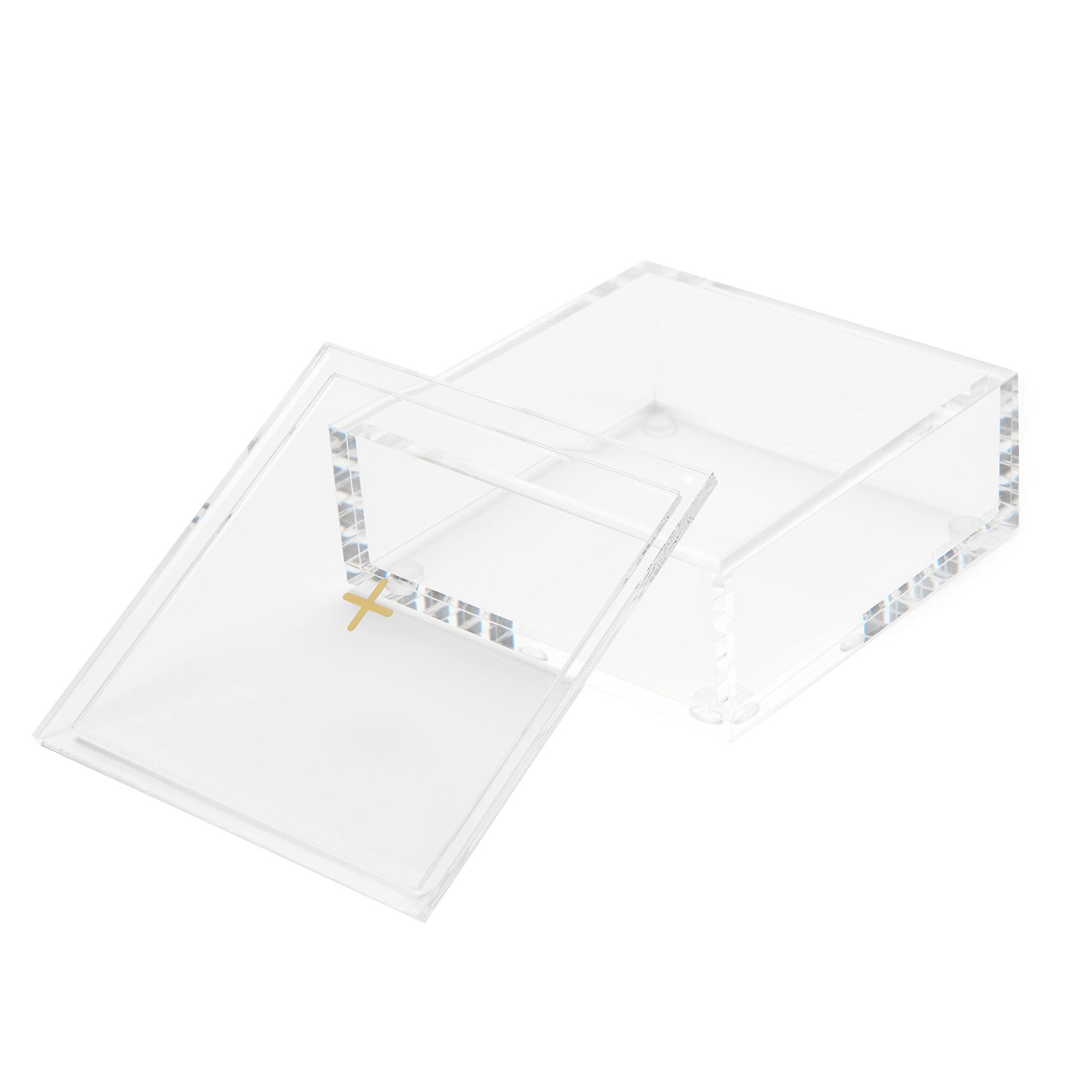 Acrylic Bloc Desktop or Drawer Stackable Organizer Office Supplies Clear with...