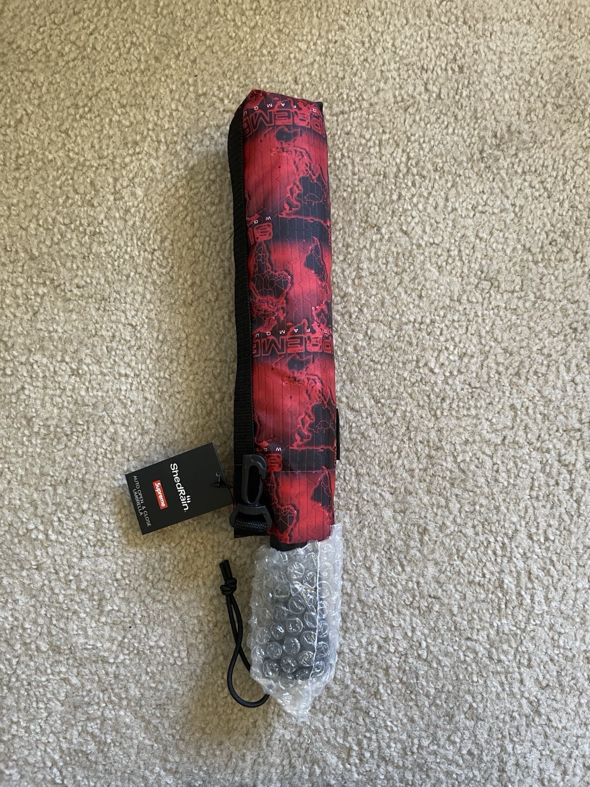 Supreme ShedRain World Famous Umbrella Red SS18
