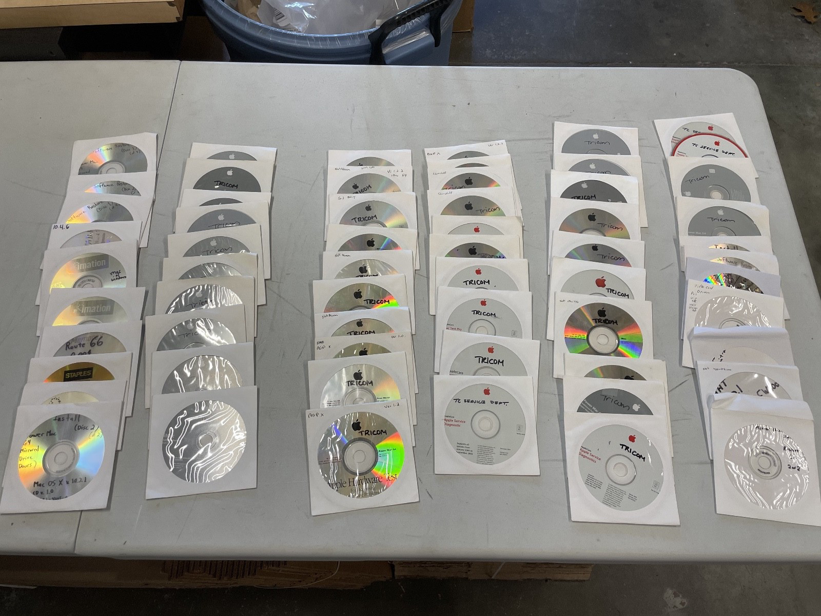 Vintage lot of 60+ Apple  Hardware Test, Diagnostic, OS Restoration, Custom Disc