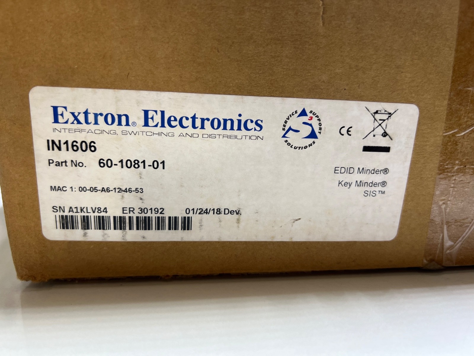 Extron IN1606 Six Input HDCP-Compliant Scaling Presentation Switcher
