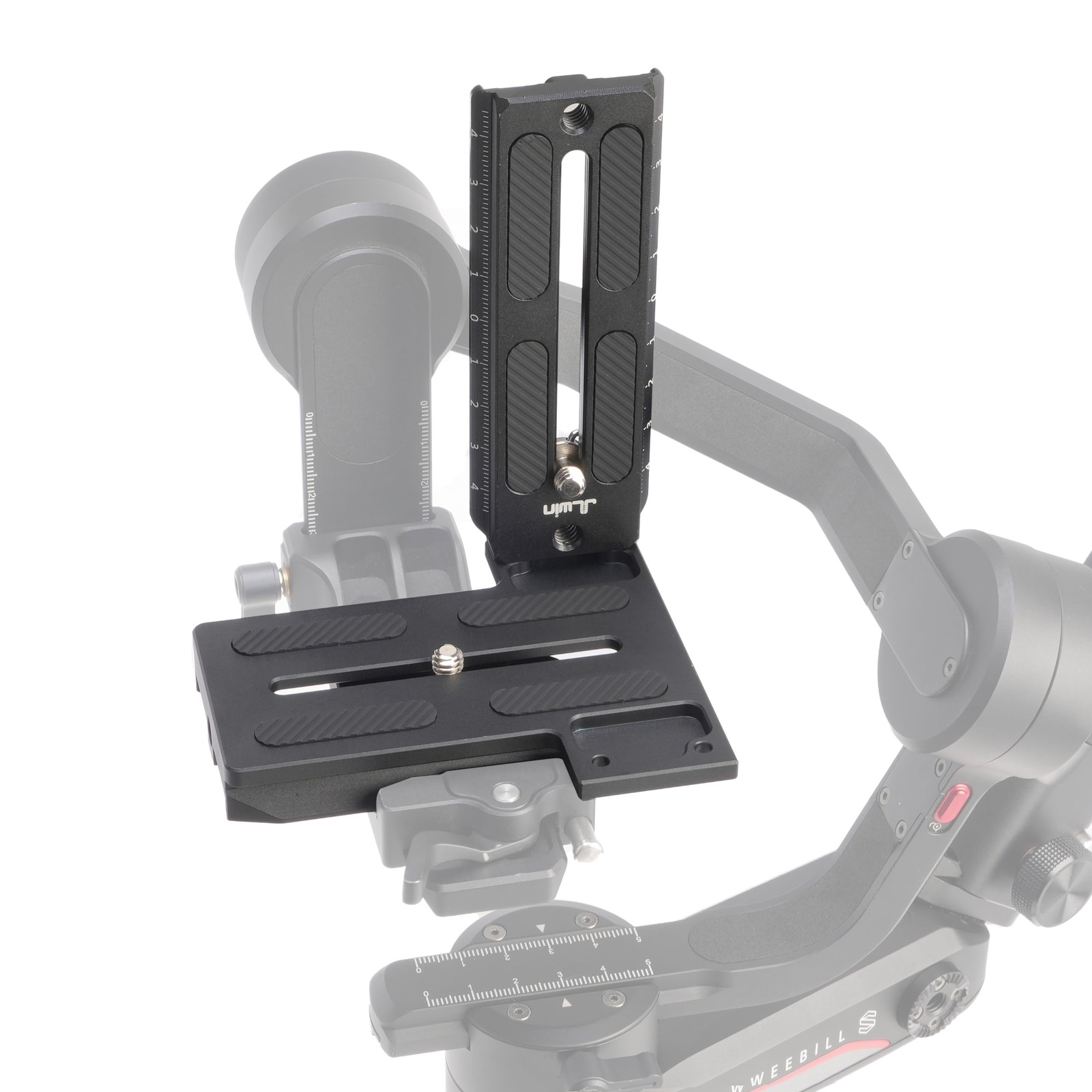 Hersmay Universal Arca-Swiss Quick Release Vertical Stand L Bracket Black
