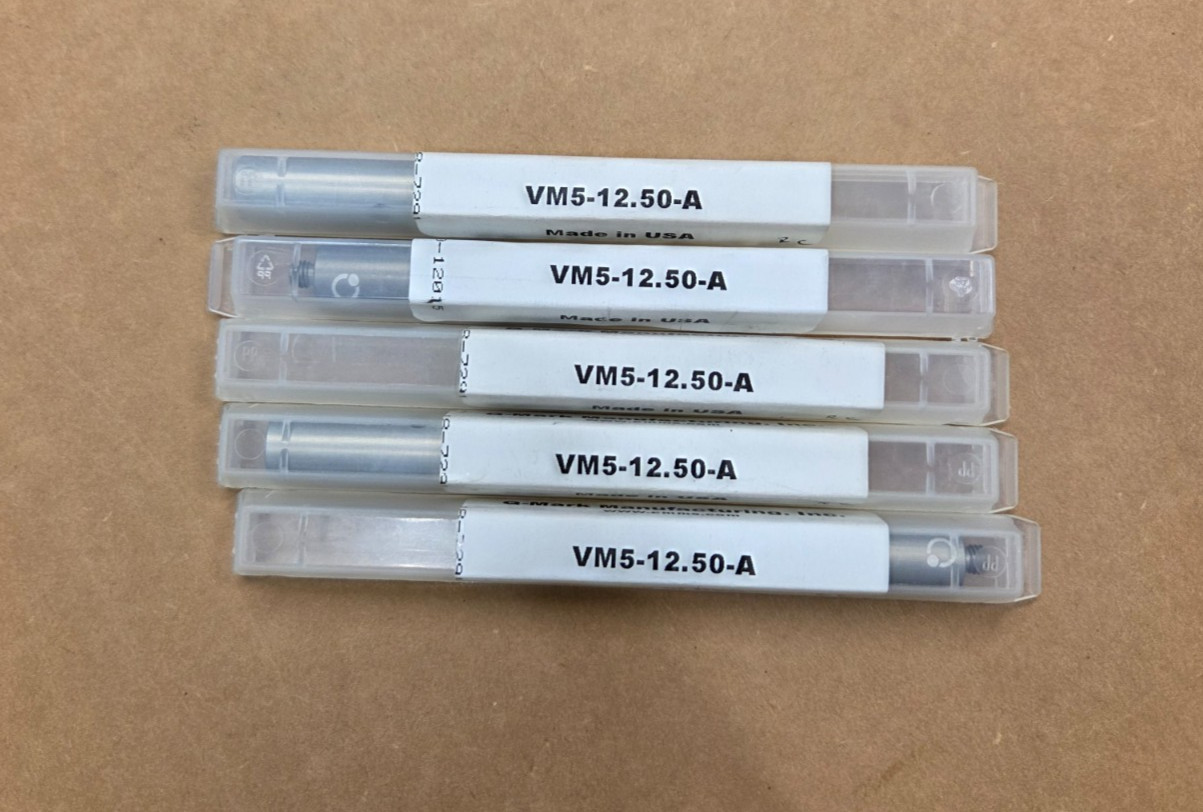 5x Q-Mark CMM Probe Extensions M5 Thread 50 mm Long Hard anodized AL VM5-12.50-A