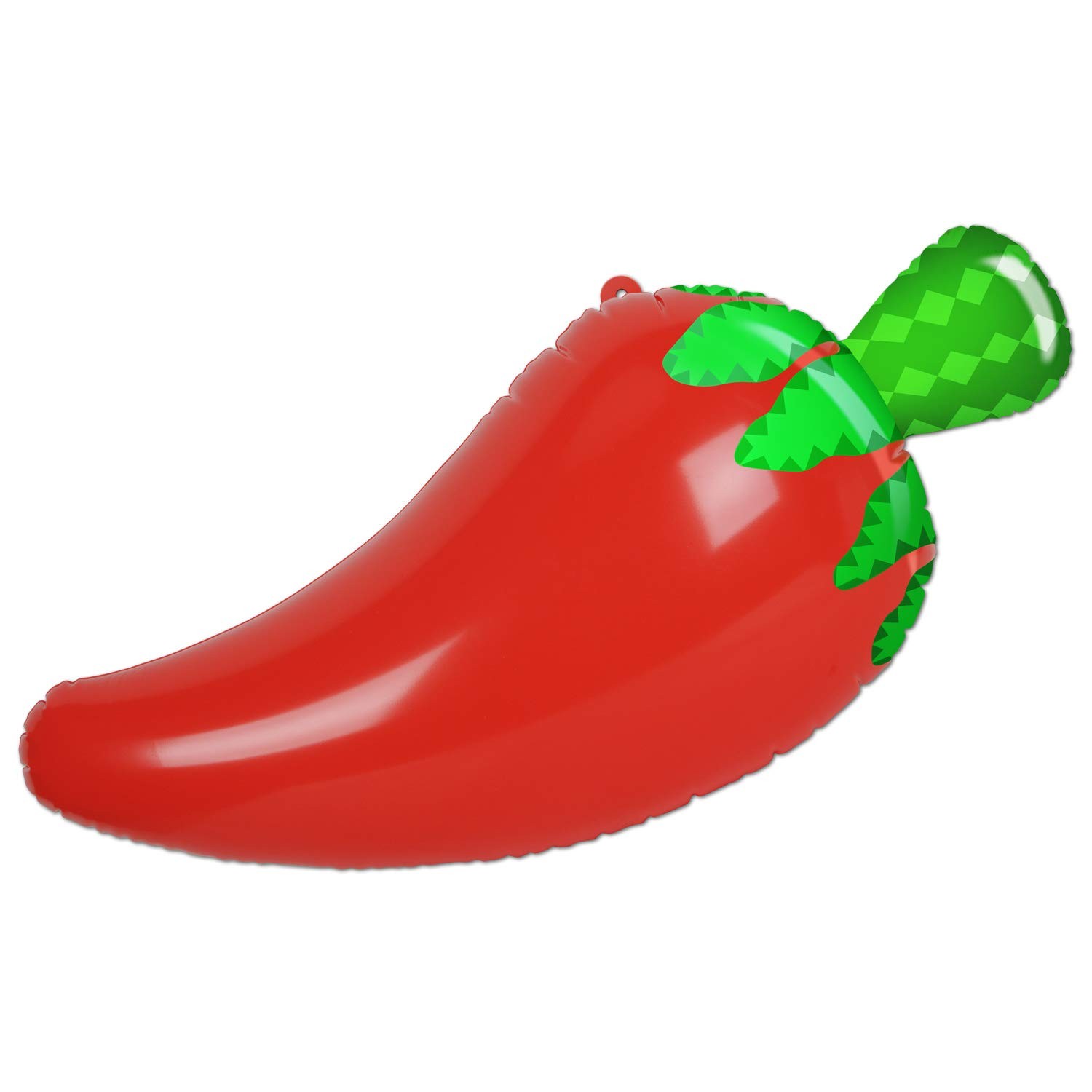 Beistle 30" Inflatable Chili Pepper, Plastic Party Decor, Green/Red
