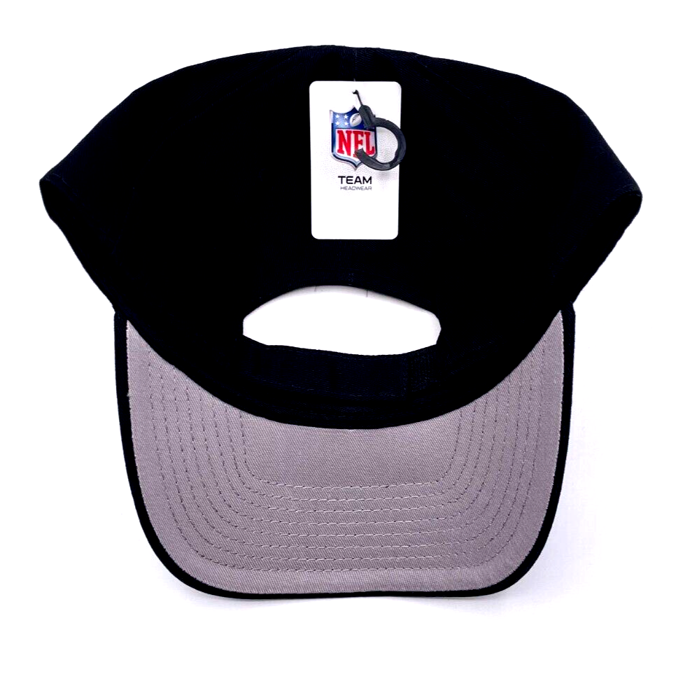 LAS VEGAS RAIDERS BLACK ADJUSTABLE HAT MVP AUTHENTIC NFL FOOTBALL TEAM CAP NEW