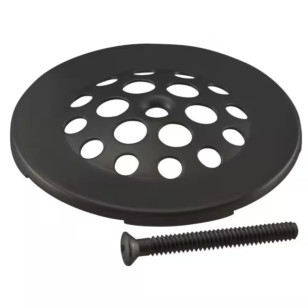 1-5/8 In. Oil Rubbed Bronze Overflow Grid Strainer Fitting