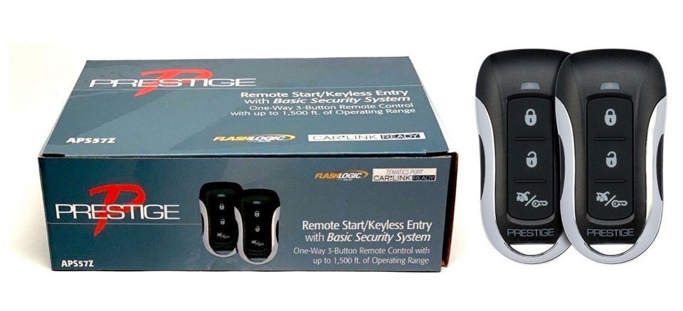 Prestige APS57TM Remote Start Keyless Entry  & Flashlogic FLCART bypass module