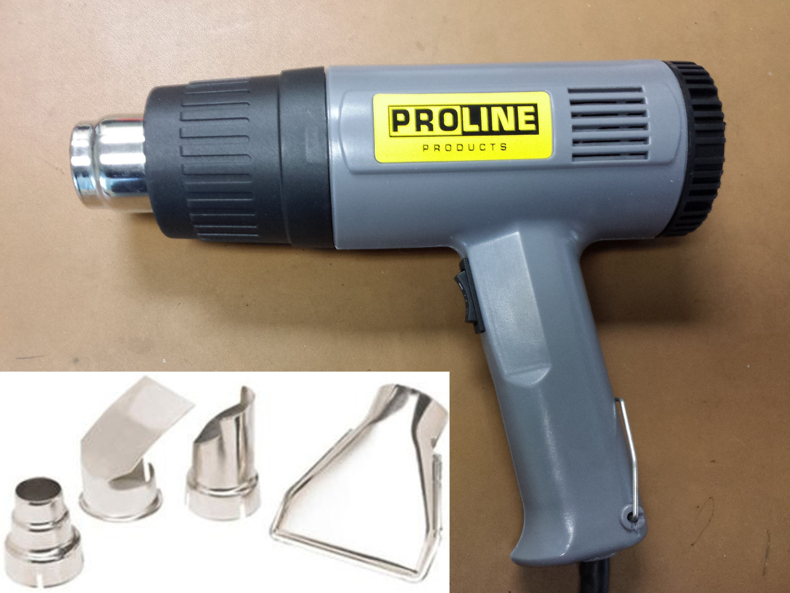 New Heatgun USA standard ETL approved 1500 Watt 2-Temperature Heat Gun+4 Nozzles