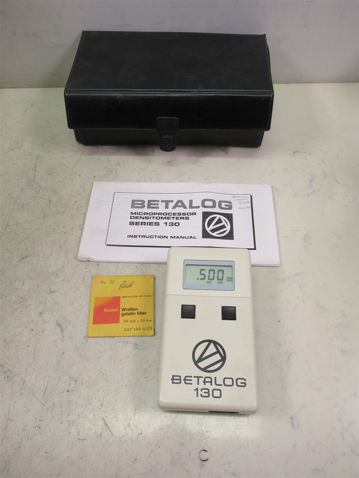 Betalog 130 Microprocessor Densitometer Portable Laboratory Device with Manual