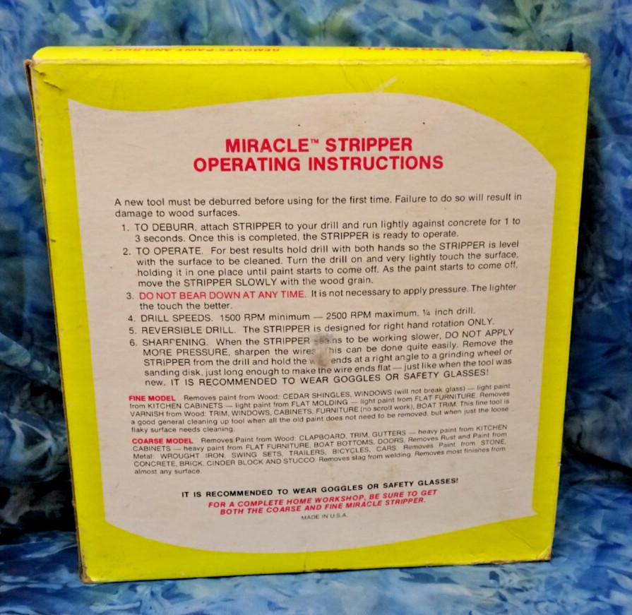 NIB - Vintage New & Improved Miracle Stripper