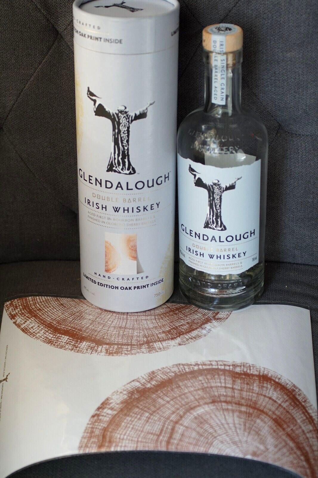 Glendalough Double Barrel Irish Whiskey LIMITED EDITION 750ml Bottle LTD