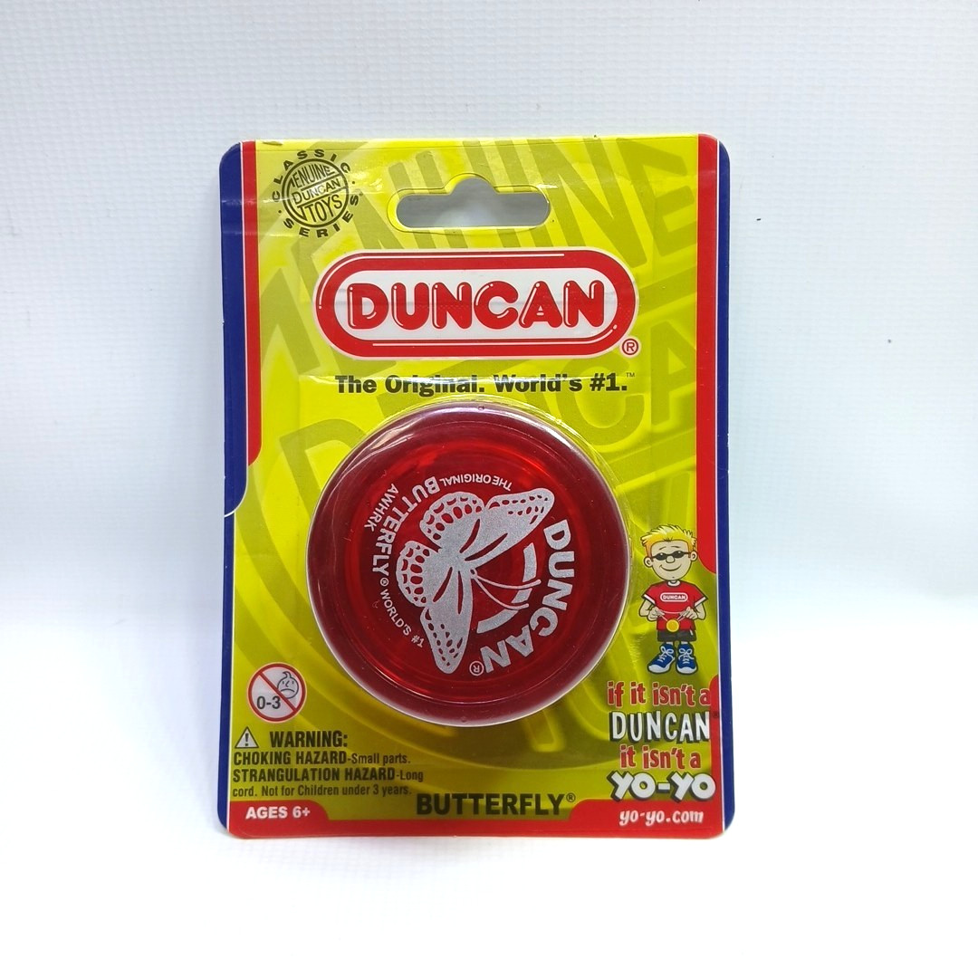 New Duncan Butterfly Yo-Yo Classic Red NIP Genuine The World's #1 YoYo 3124BU-RD